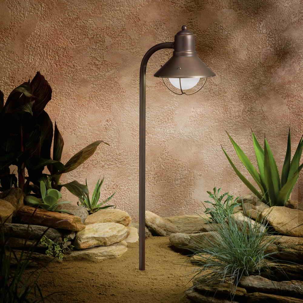 Marine Lantern Path Light, Olde Bronze - Bees Lighting