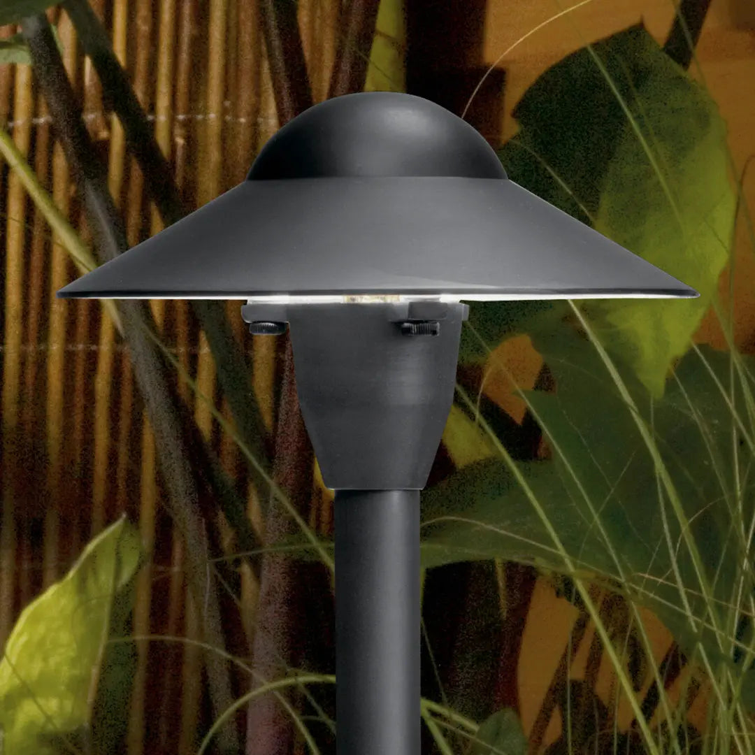 6" Dome Path Light Textured Black - Bees Lighting