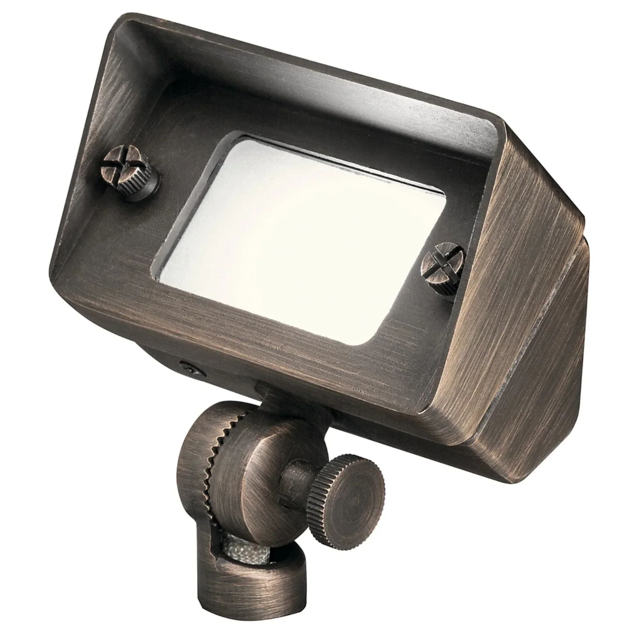 Kichler Centennial 4 in. Flood Light, Centennial Brass