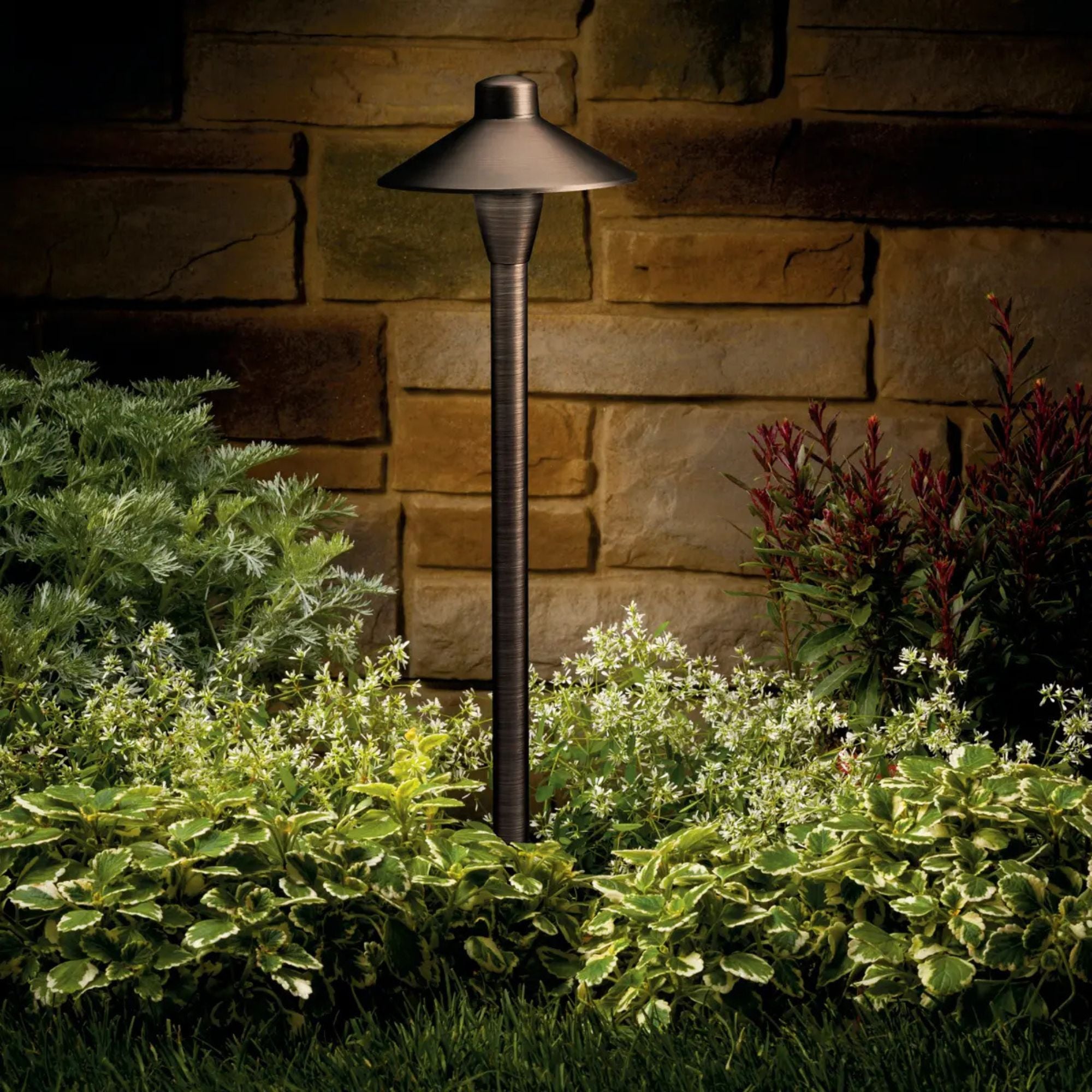 Traditional Path Light, Centennial Brass
