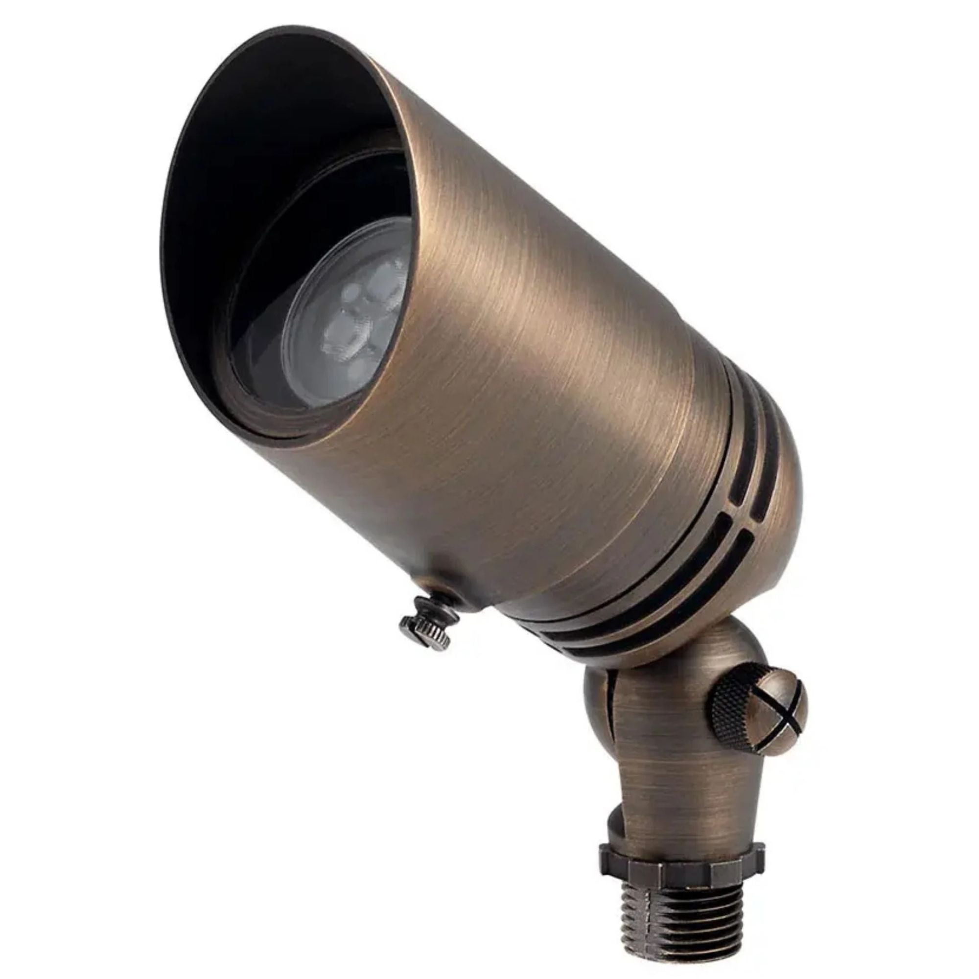 Adjustable Cowl Accent Spot Light, Centennial Brass