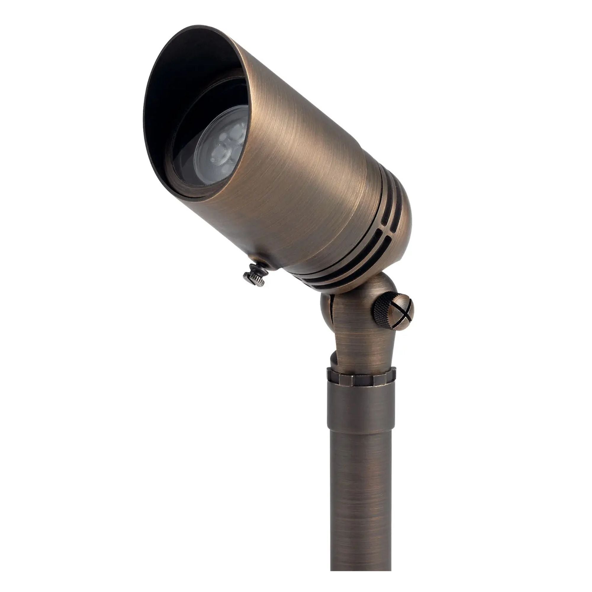 Adjustable Cowl Accent Spot Light, Centennial Brass