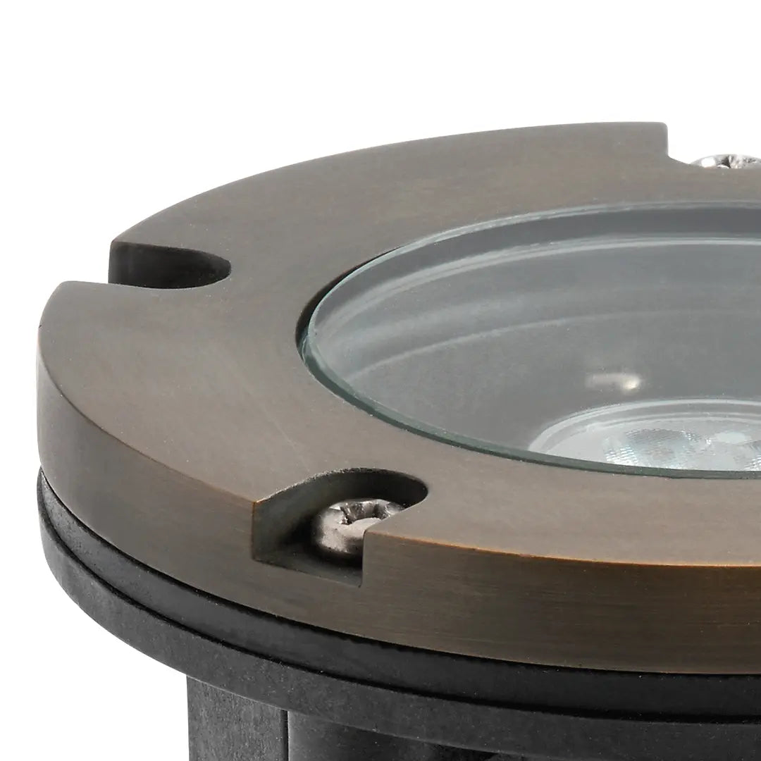 Kichler Lighting - 12V Landscape In-Ground Light Brass | Bees Lighting