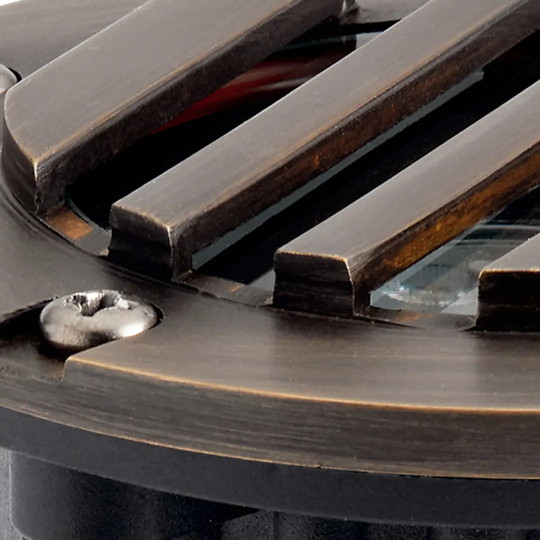 Kichler Lighting - 12V Landscape In-Ground Light with Rock Guard Brass | Bees Lighting