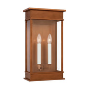 Cupertino 19" 2-Light Large Wall Lantern, Natural Copper Finish - Bees Lighting