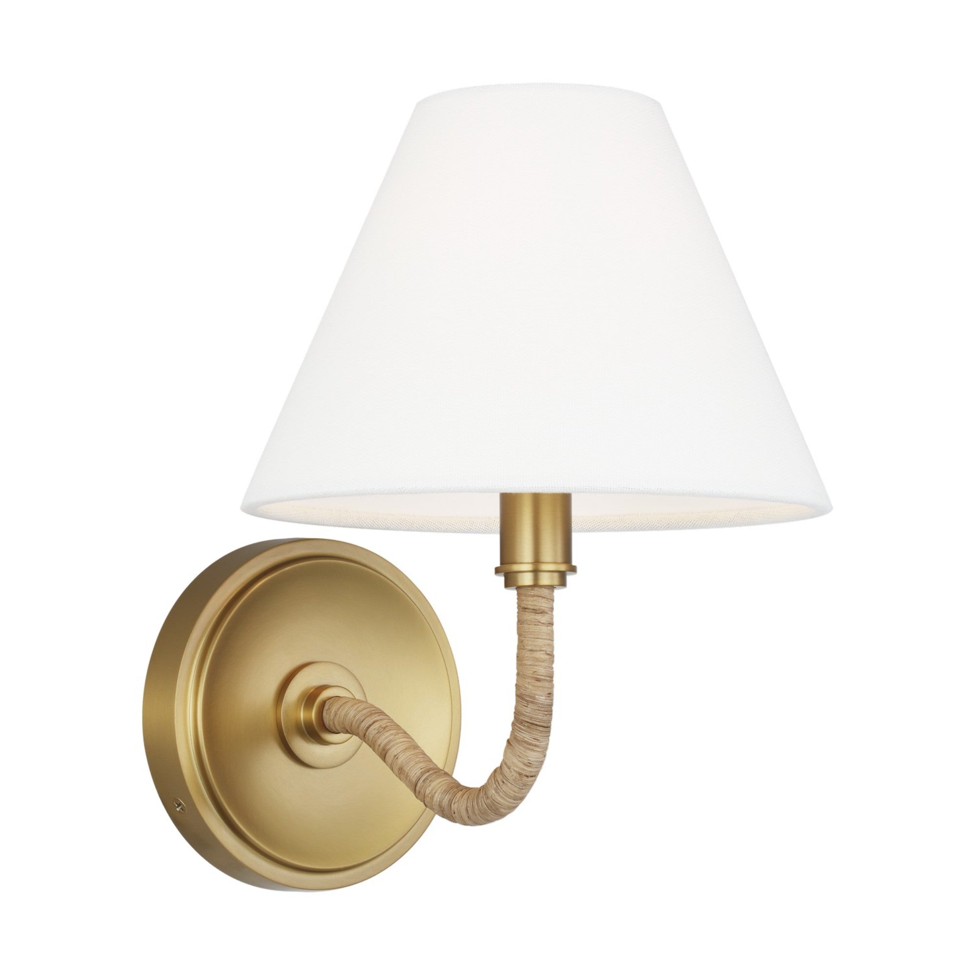 Laguna 9" Single Sconce, Burnished Brass Finish - Bees Lighting