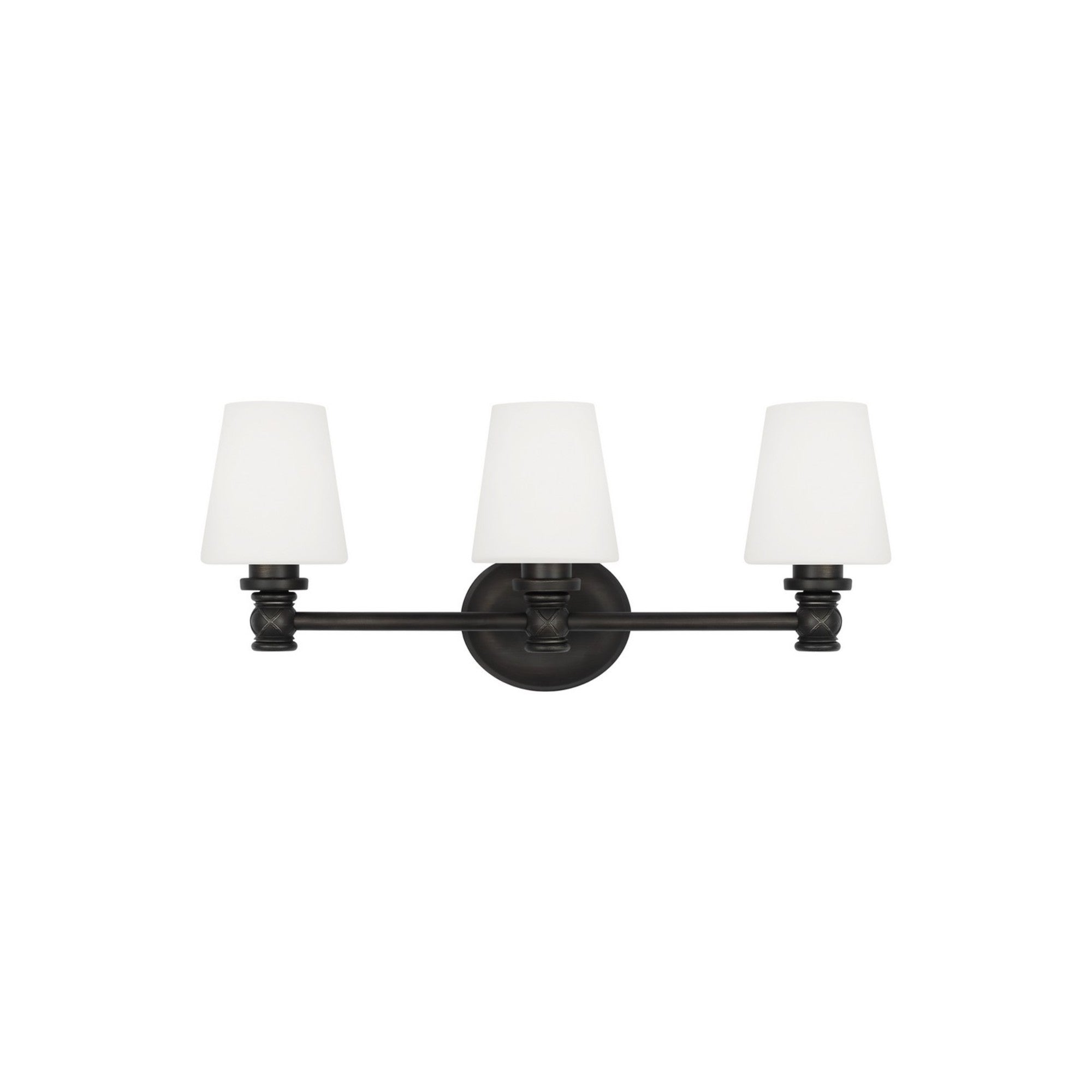 Xavierre 23" 3-Light Bathroom Vanity, Aged Iron Finish - Bees Lighting