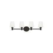 Xavierre 32" 4-Light Bathroom Vanity, Aged Iron Finish - Bees Lighting