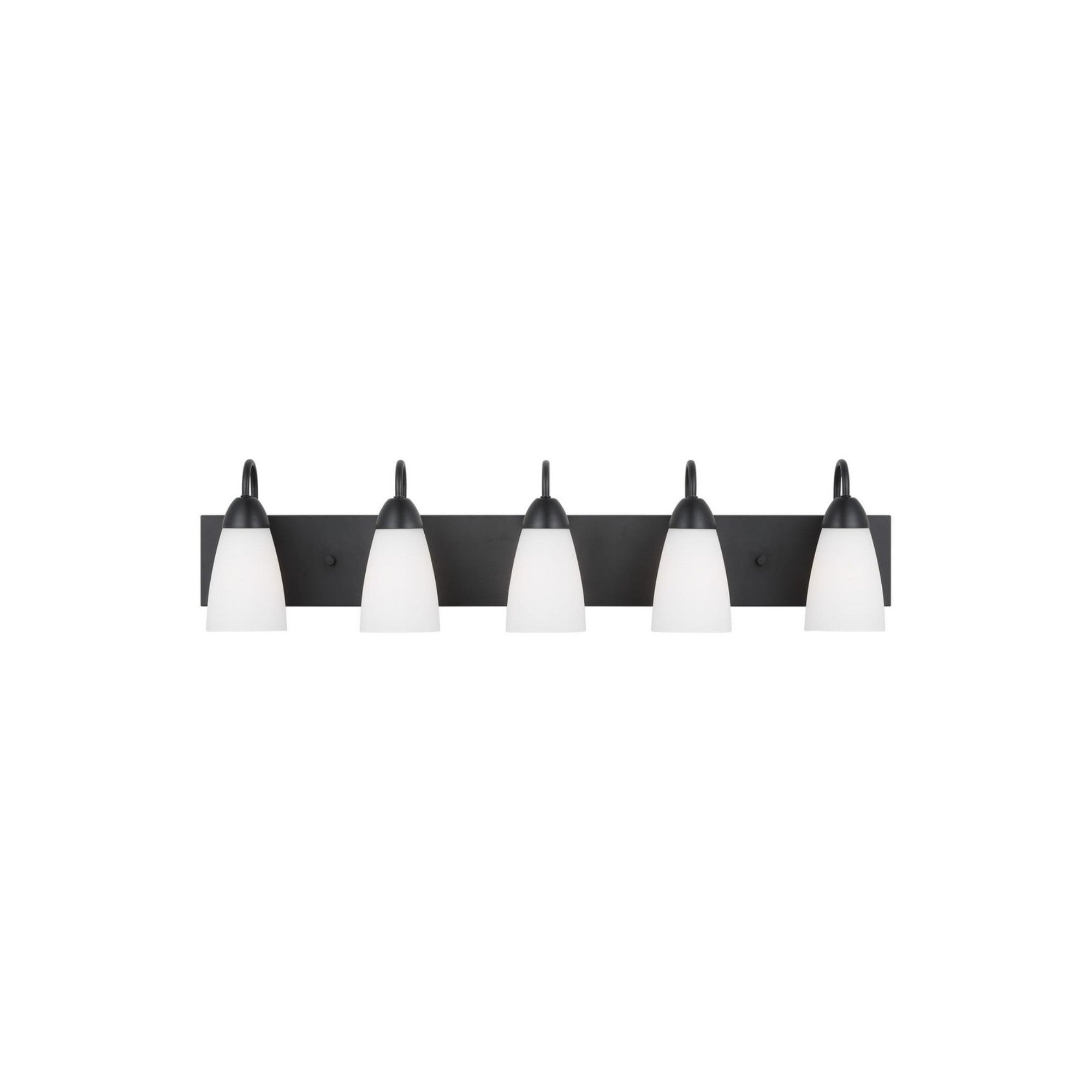 Seville 36" 5-Light LED Bathroom Vanity, Midnight Black Finish - Bees Lighting