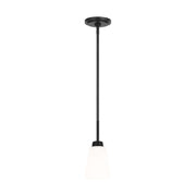 Kerrville 4" LED Mini Pendant, Midnight Black Finish - Bees Lighting