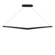 Alleron 46" LED Linear Pendant, 4CCT, Black Finish - Bees Lighting