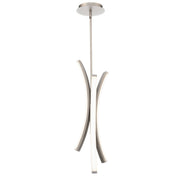 Tusk 25" LED Mini Pendant, 4CCT, Brushed Nickel Finish - Bees Lighting
