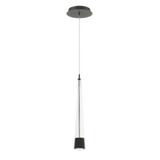 Quill 16" LED Mini Pendant, 4CCT, Black Finish - Bees Lighting
