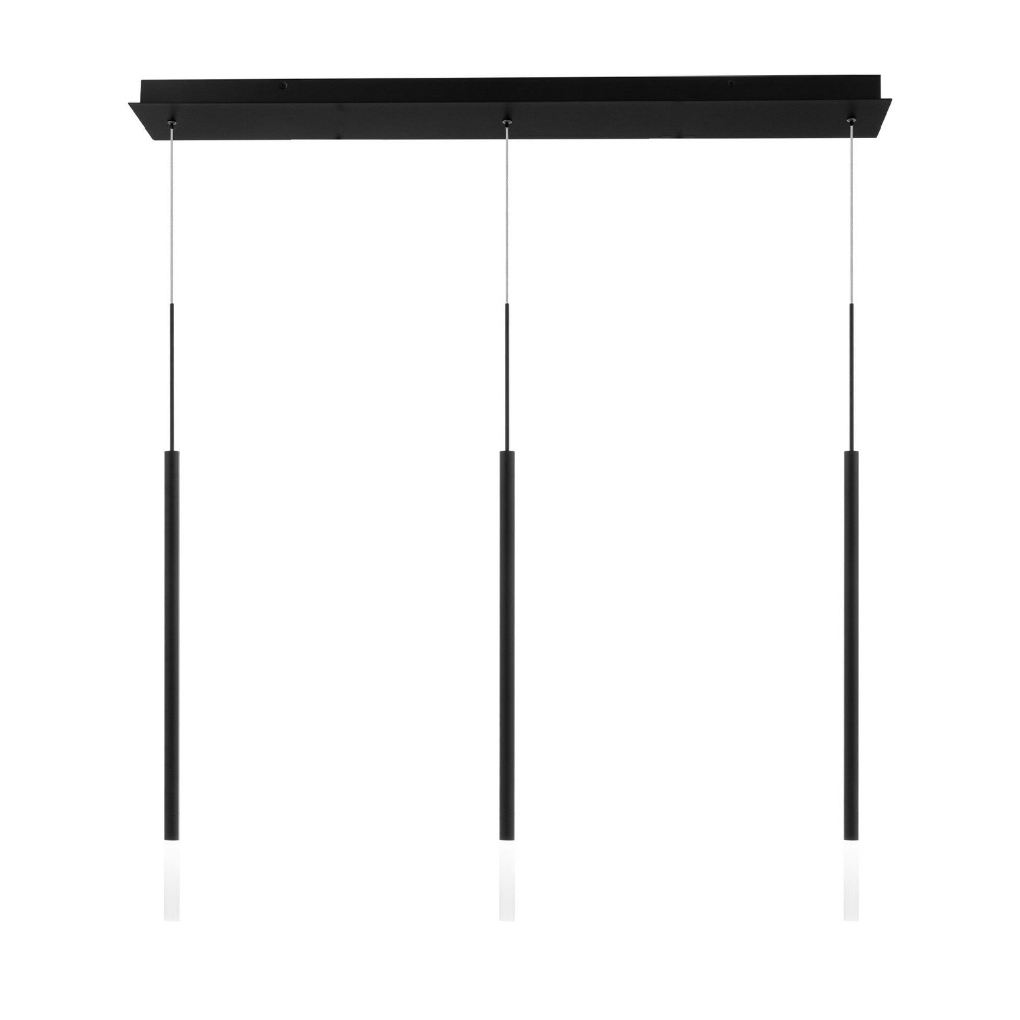 Viggo 24" 3-Light LED Chandelier, 4CCT, Black Finish - Bees Lighting