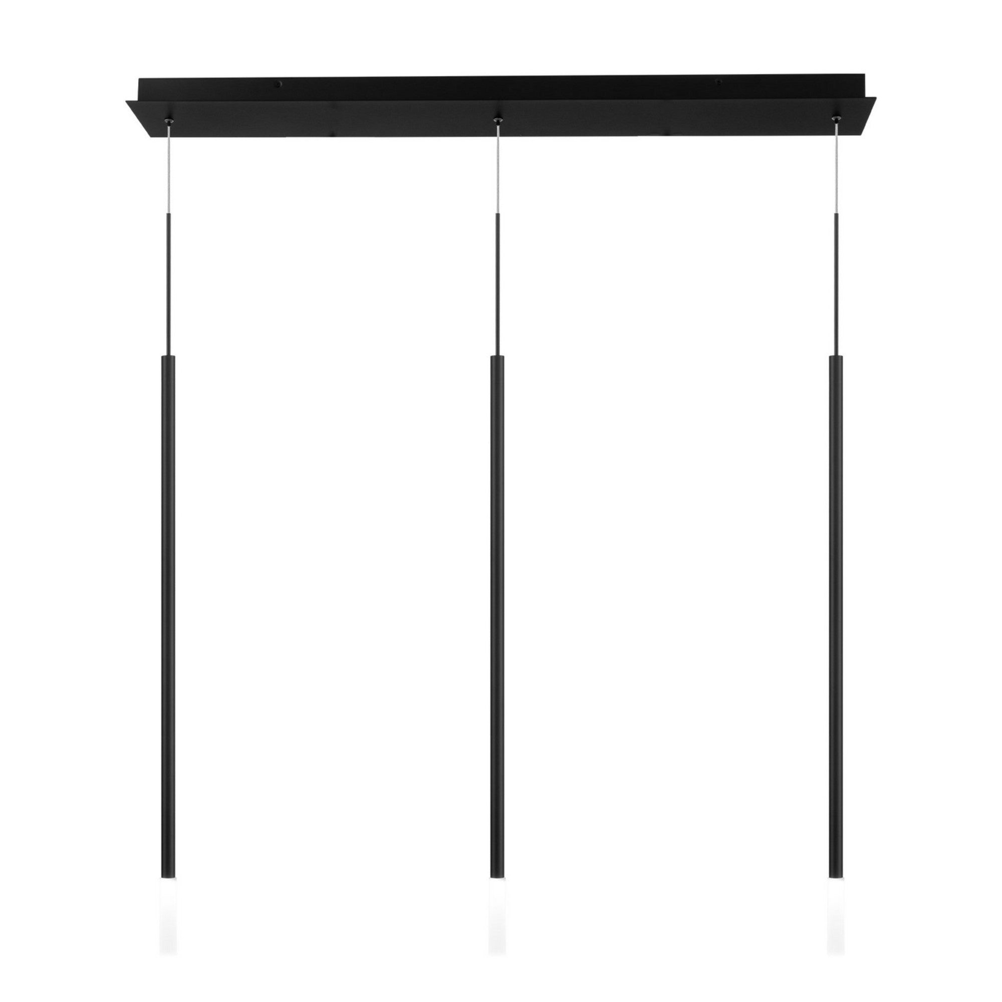 Viggo 32" 3-Light LED Chandelier, 4CCT, Black Finish - Bees Lighting