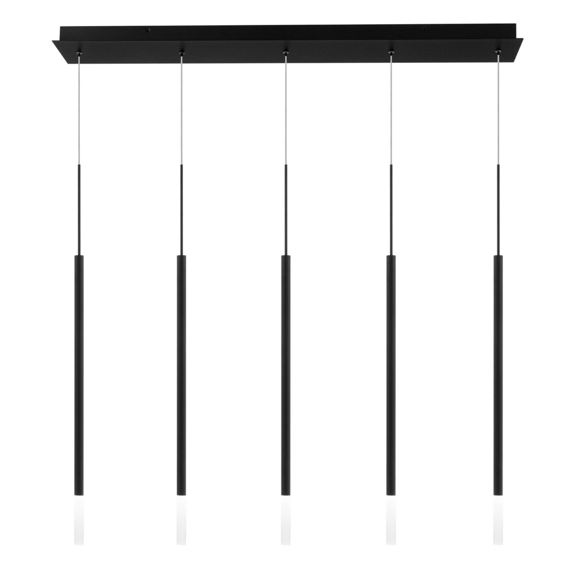 Viggo 24" 5-Light LED Chandelier, 4CCT, Black Finish - Bees Lighting