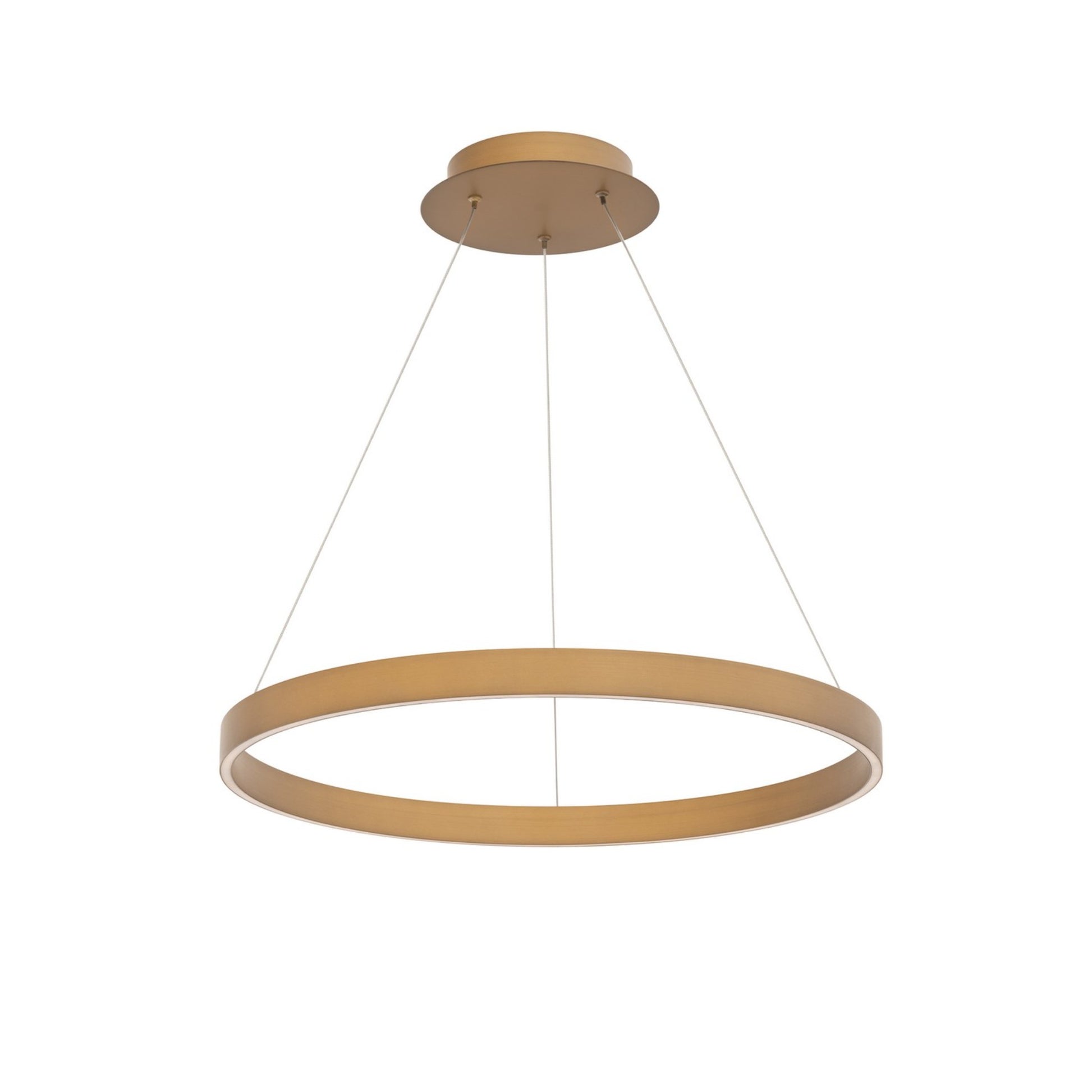 Sirius 24" LED Pendant, Aged Brass Finish - Bees Lighting