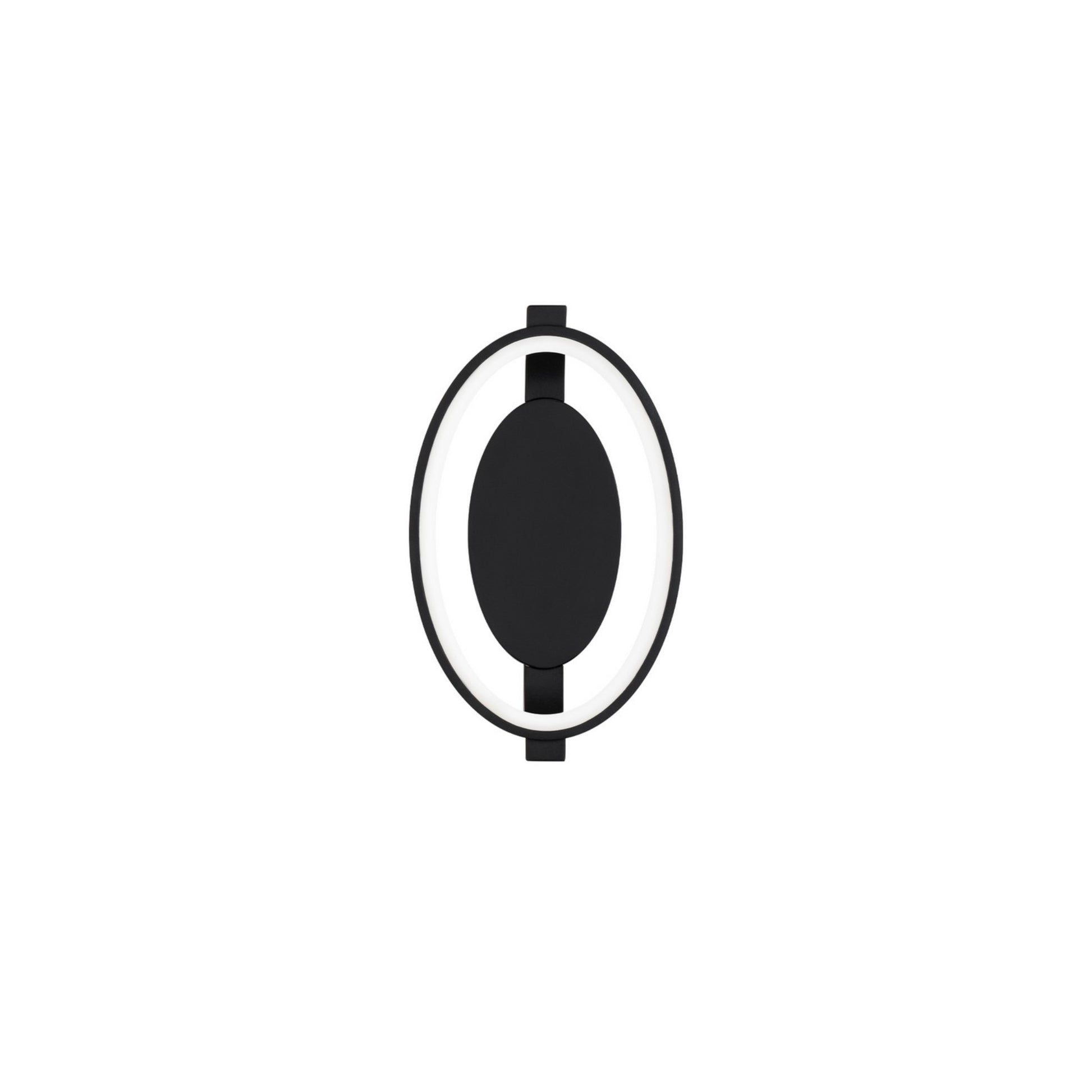 Solitaire 13" LED Wall Sconce, Black Finish - Bees Lighting