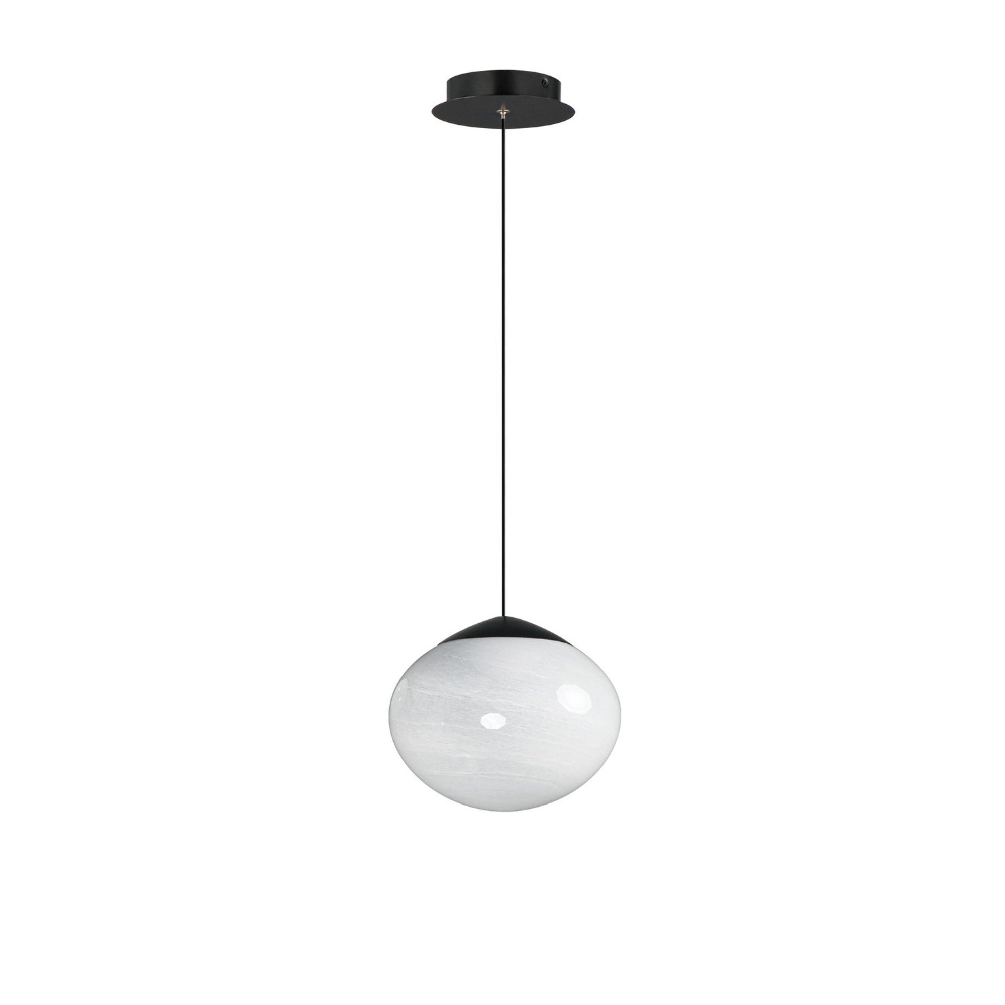 Nimbus 10" Mini LED Pendant, Black Finish - Bees Lighting