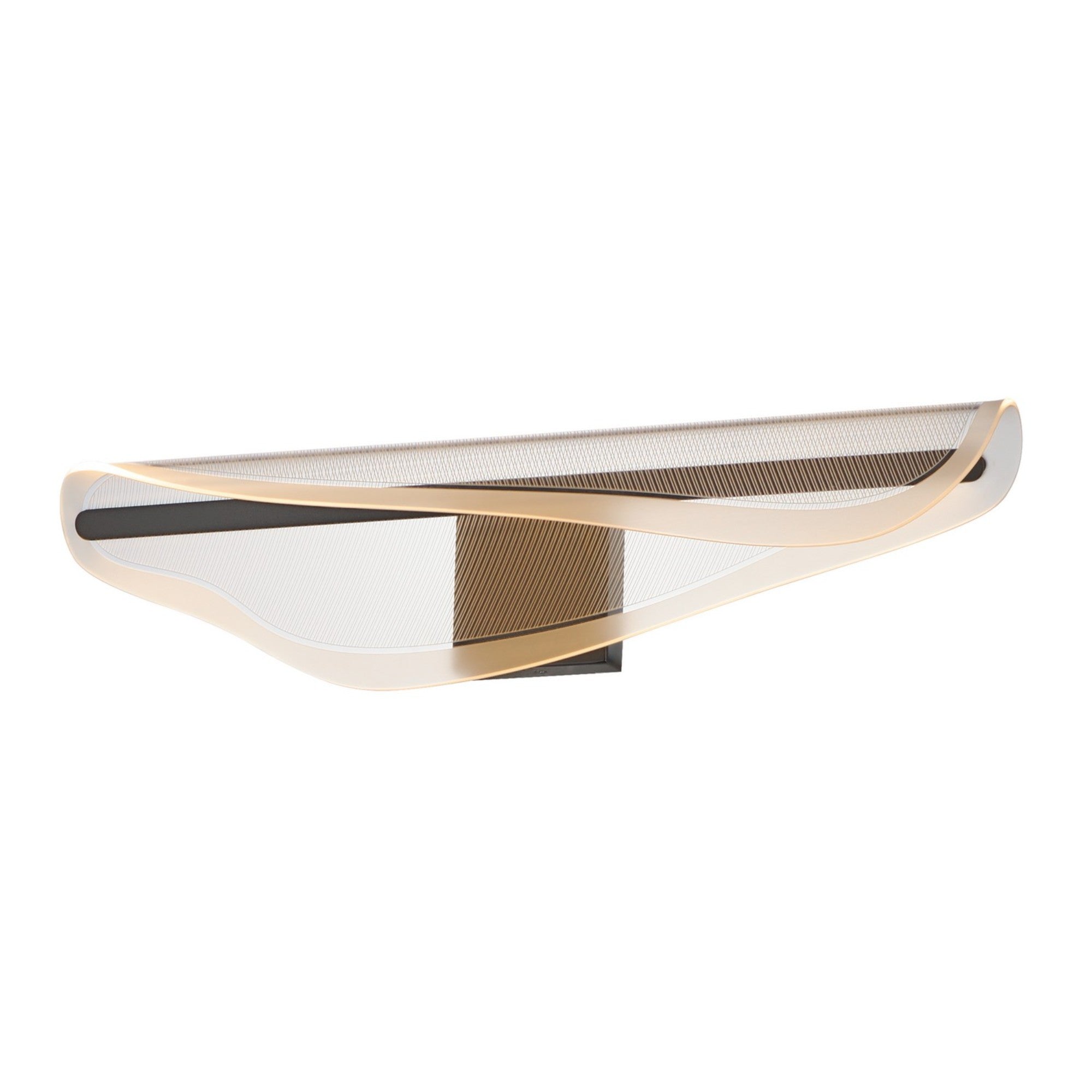 Manta 30" LED Bath Vanity,Black Finish - Bees Lighting