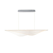 Manta 59" LED Linear Pendant, Polished Chrome Finish - Bees Lighting