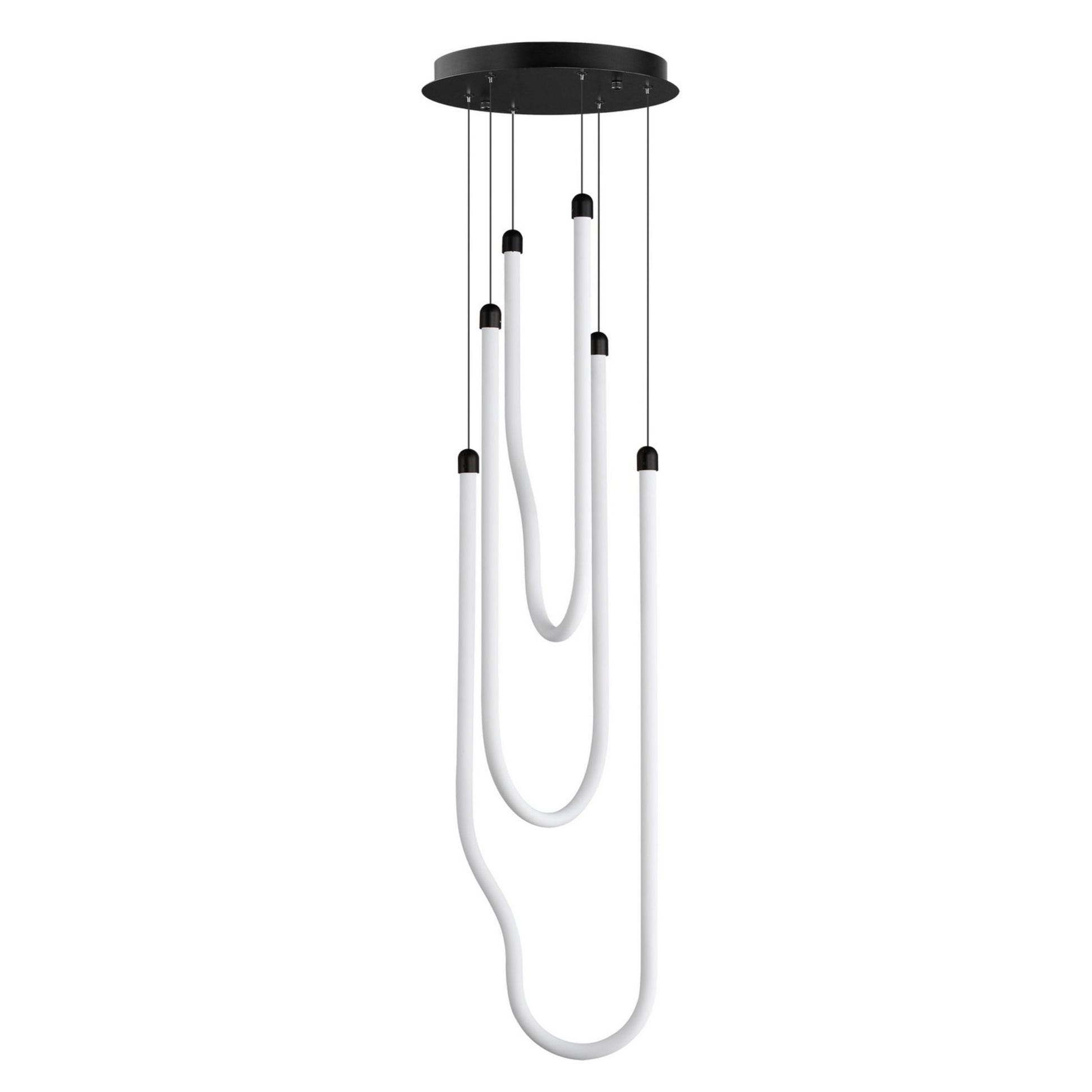 Soleil 13" 3-Light LED Pendant, Black Finish - Bees Lighting