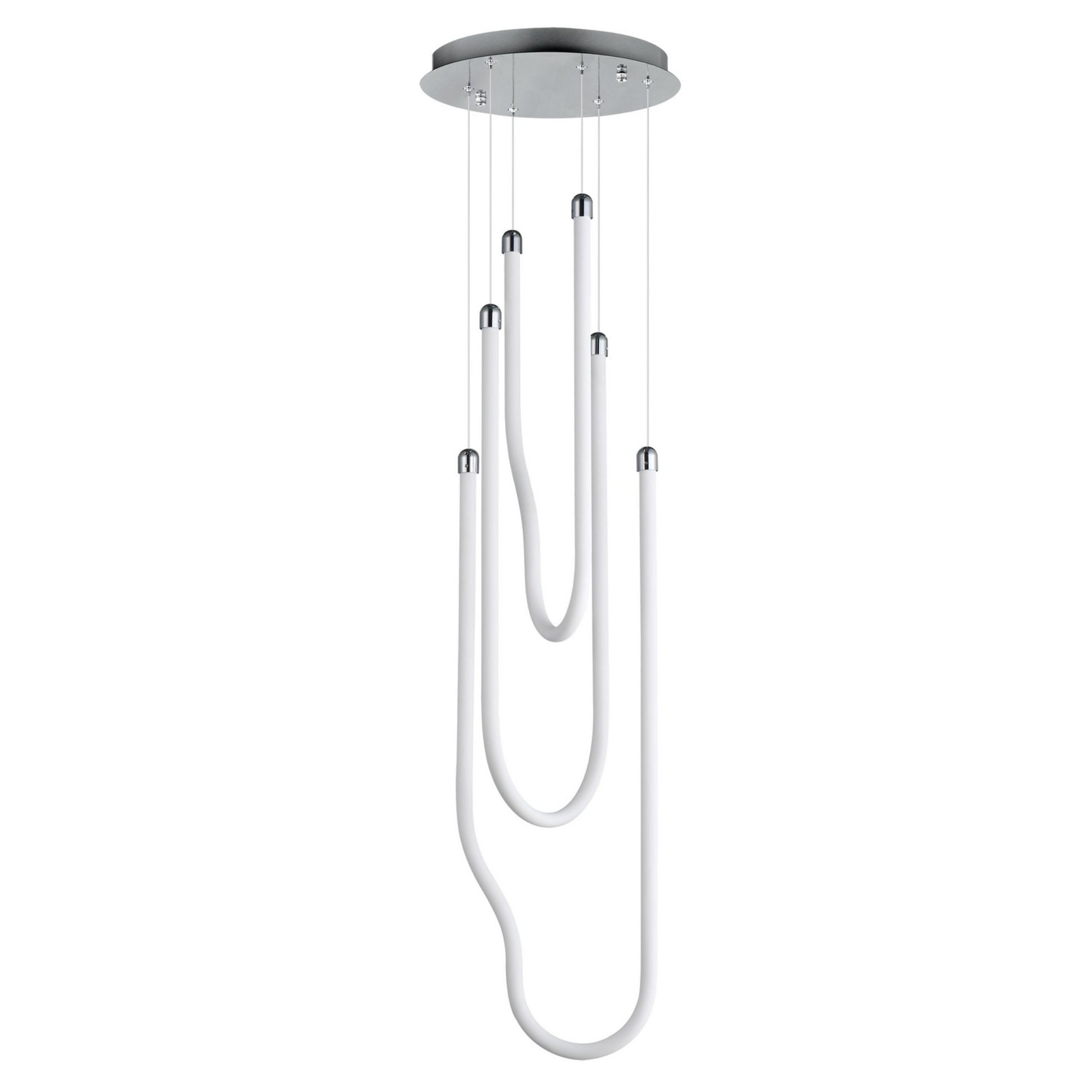 Soleil 13" 3-Light LED Pendant, Polished Chrome Finish - Bees Lighting