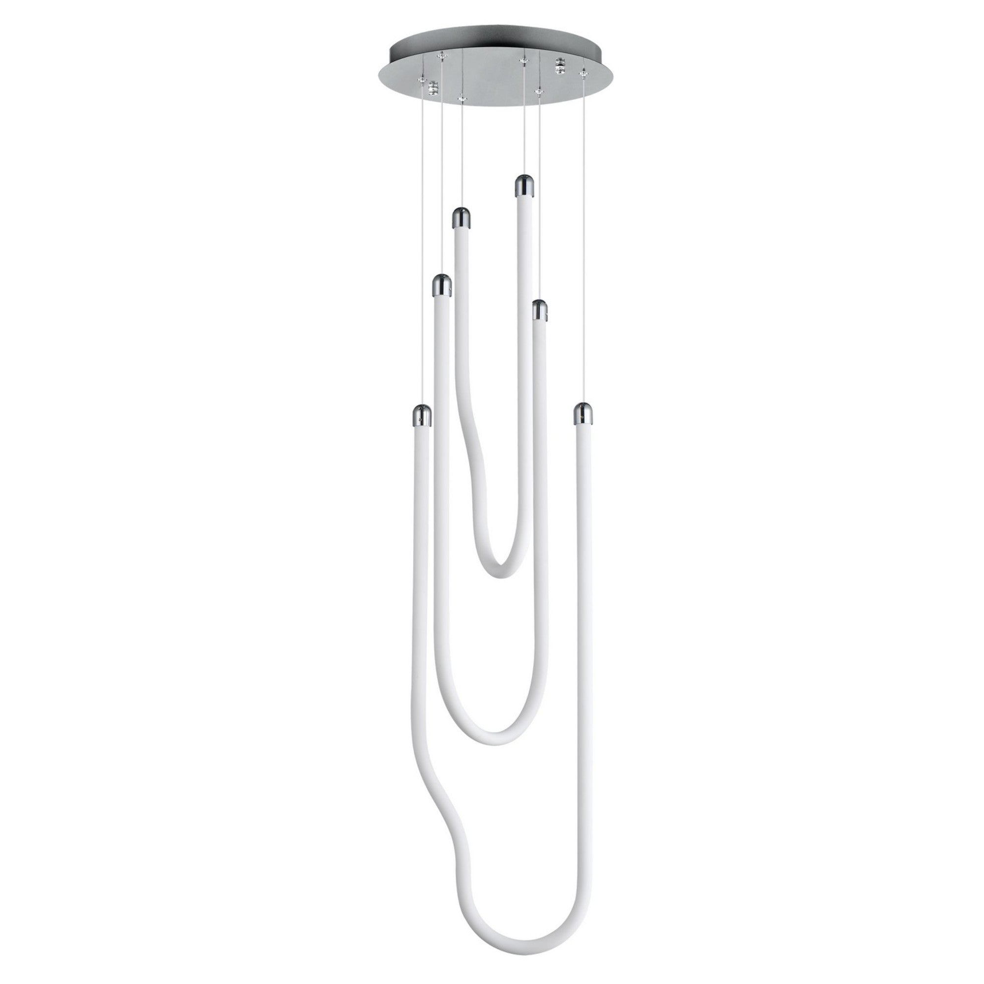 Soleil 13" 3-Light LED Pendant, Polished Chrome Finish - Bees Lighting