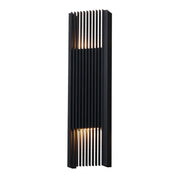 Rampart 30" XL LED Outdoor Wall Sconce, Black Finish - Bees Lighting