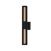 Citadel 24" LED Outdoor Wall Sconce, Black Finish - Bees Lighting