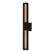 Citadel 28" LED Outdoor Wall Sconce, Black Finish - Bees Lighting