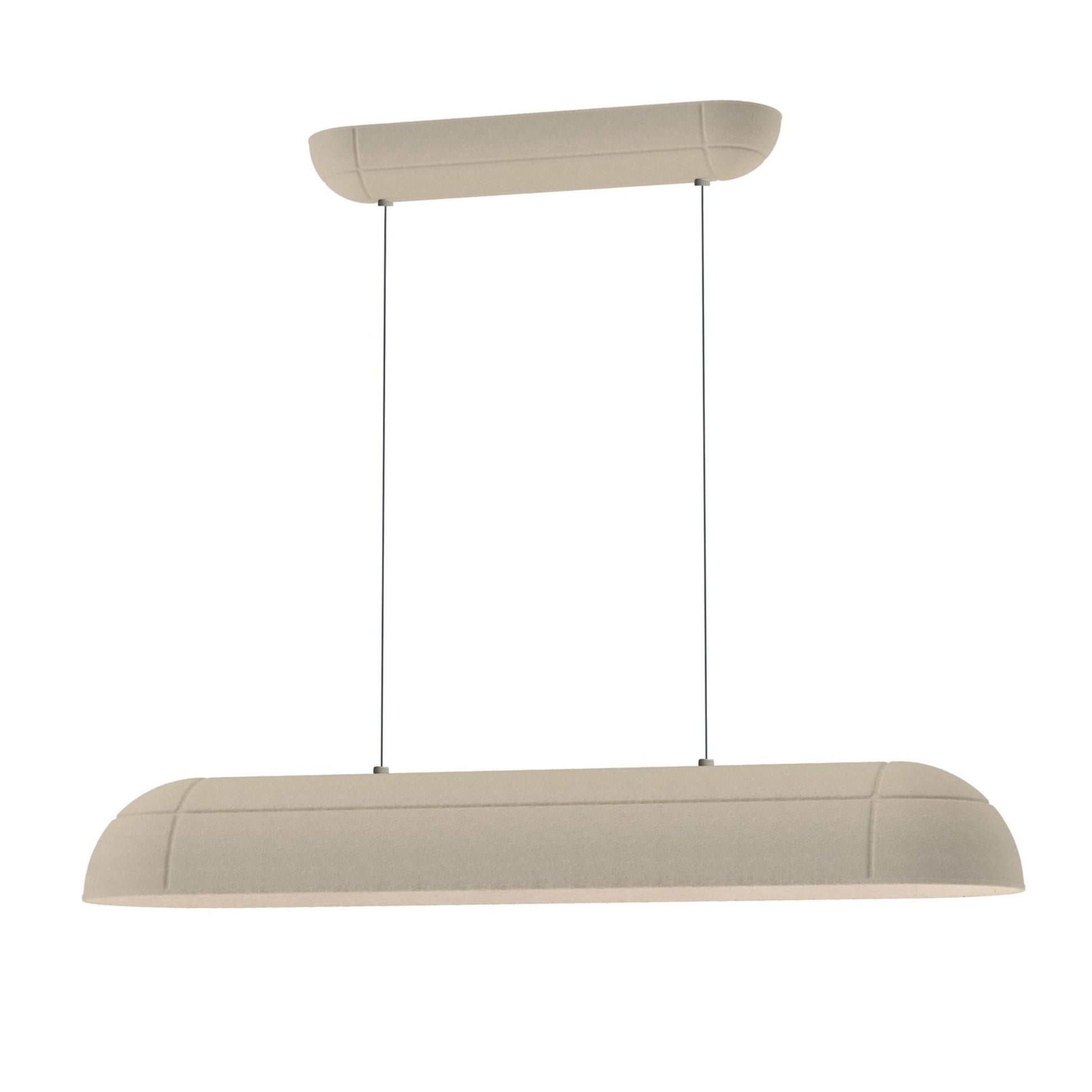 Wimbledon 40" LED Linear Pendant, Light Cream Finish - Bees Lighting