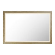 Sawyer 48" x 32" Oak Framed LED Mirror - Bees Lighting