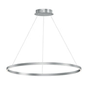 Groove 5CCT 40" LED Pendant, Brushed Aluminum Finish - Bees Lighting