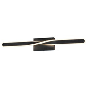 Pirouette 32" LED Bath Vanity, Black Finish - Bees Lighting