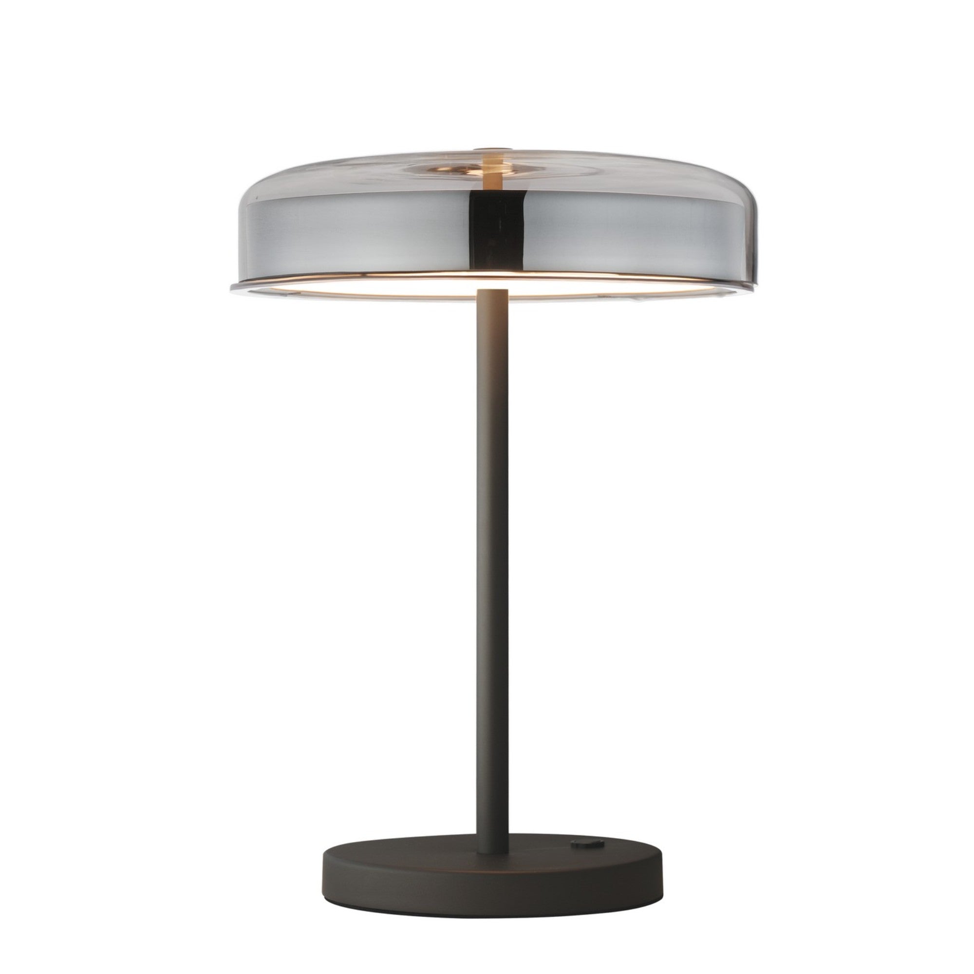 Voto 18" LED Table Lamp, Gunmetal Finish - Bees Lighting