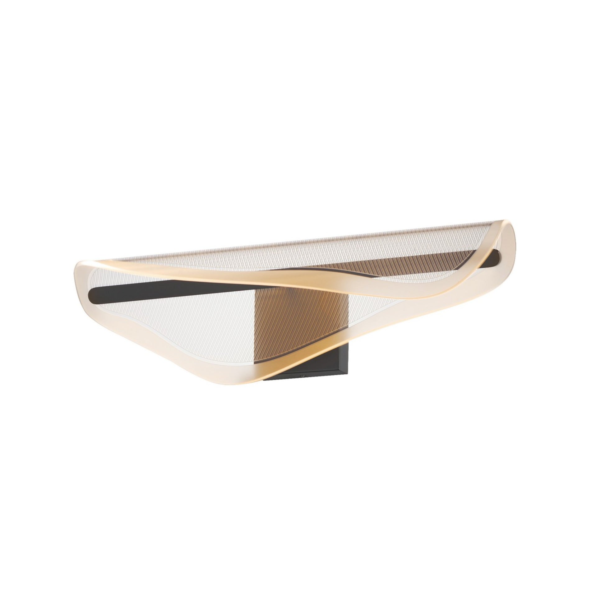 Manta 25" LED Bath Vanity,Black Finish - Bees Lighting