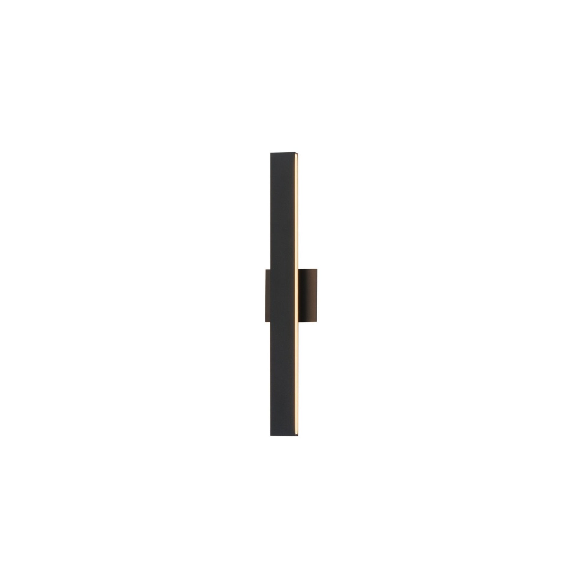 Alumilux Sideline 24" LED Outdoor Wall Sconce, Black Finish - Bees Lighting
