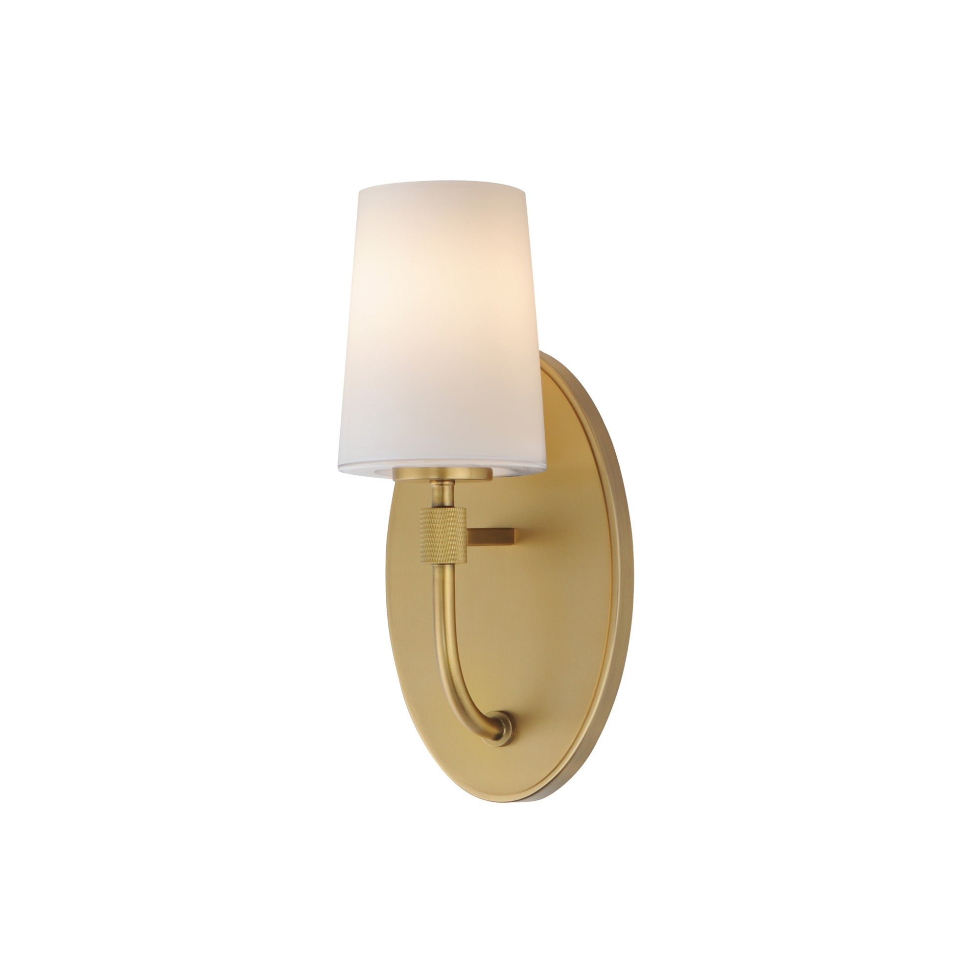 Durham 13" Wall Sconce, Natural Aged Brass Finish - Bees Lighting