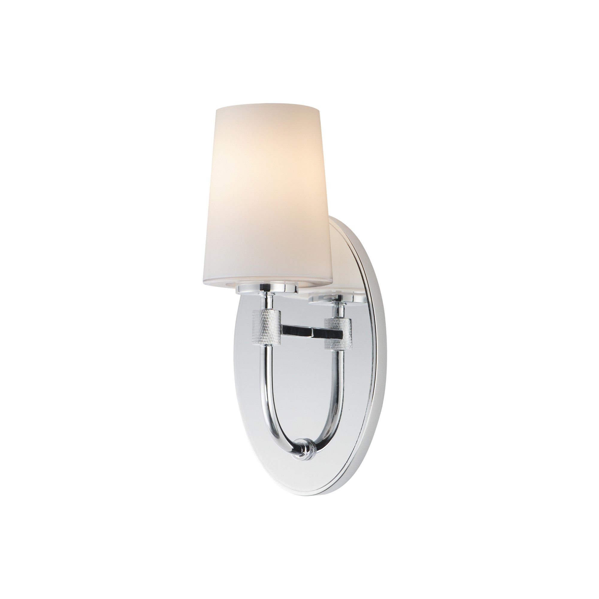 Durham 13" Wall Sconce, Polished Chrome Finish