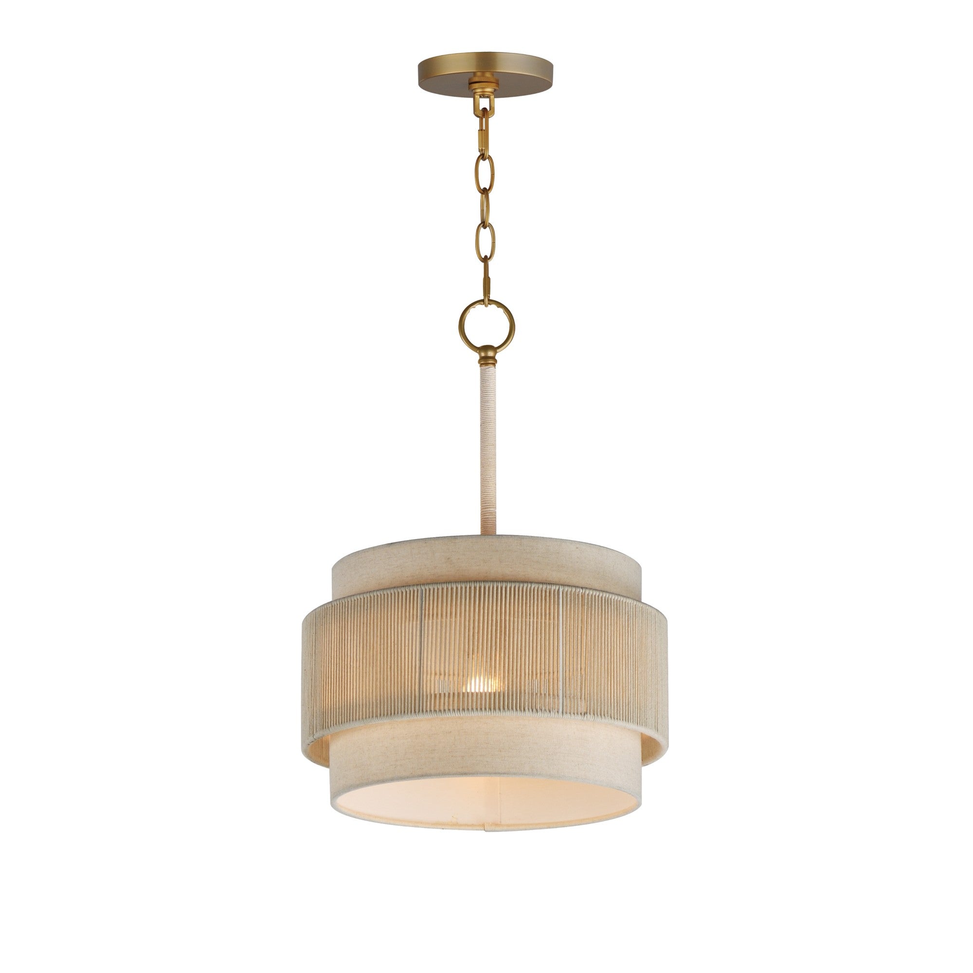 Seacliff 20" Pendant, Natural Aged Brass Finish - Bees Lighting
