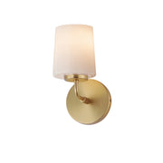 Durham 9" Wall Sconce, Natural Aged Brass Finish - Bees Lighting