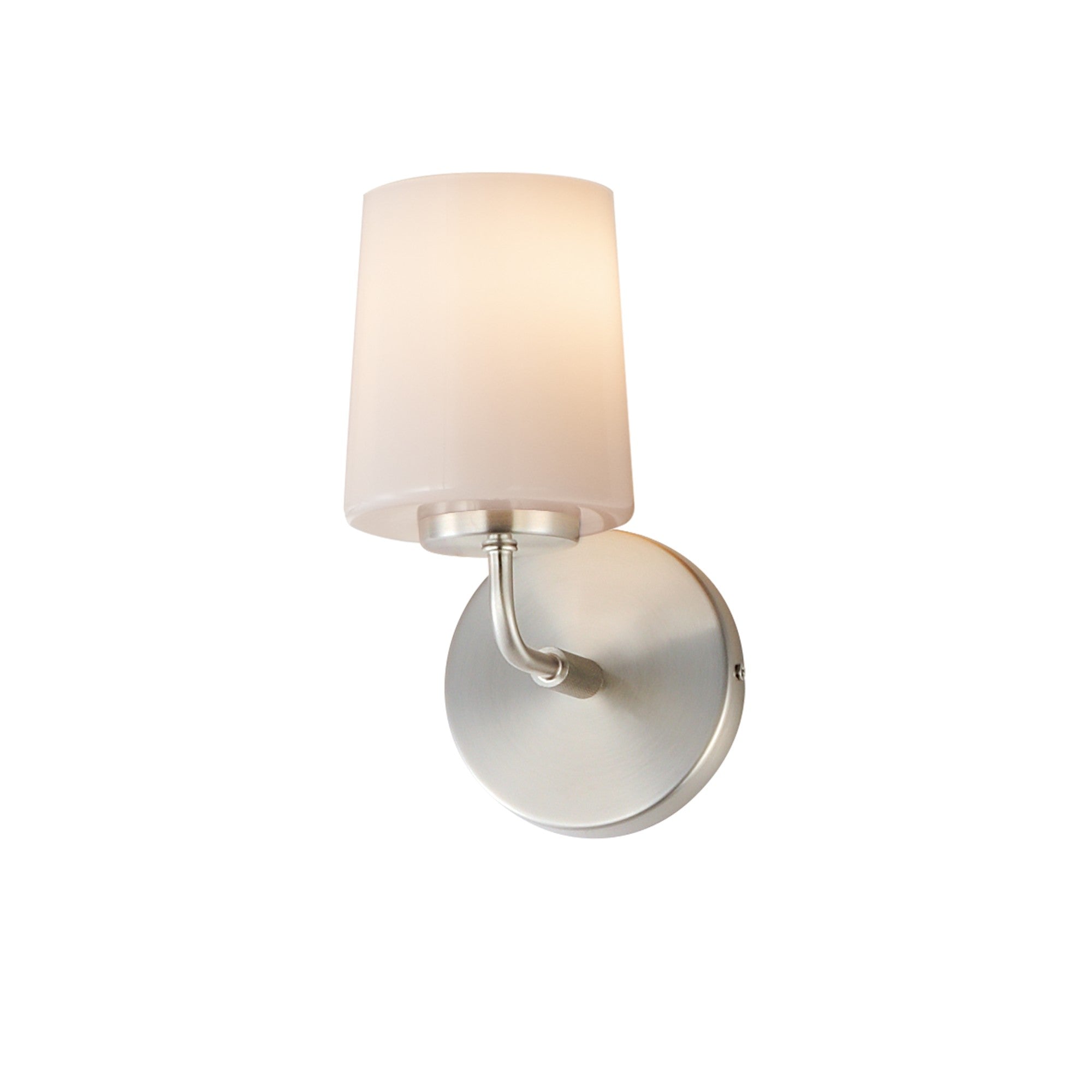 Durham 9" Wall Sconce, Satin Nickel Finish