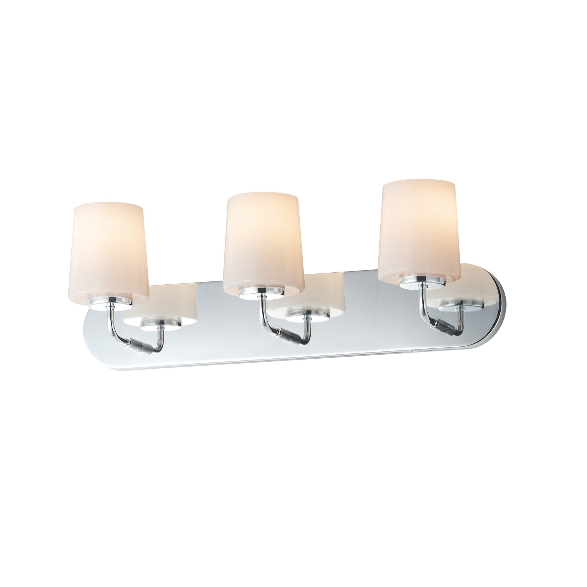 Durham 24" 3-Light Strip Bath Vanity, Polished Chrome Finish - Bees Lighting