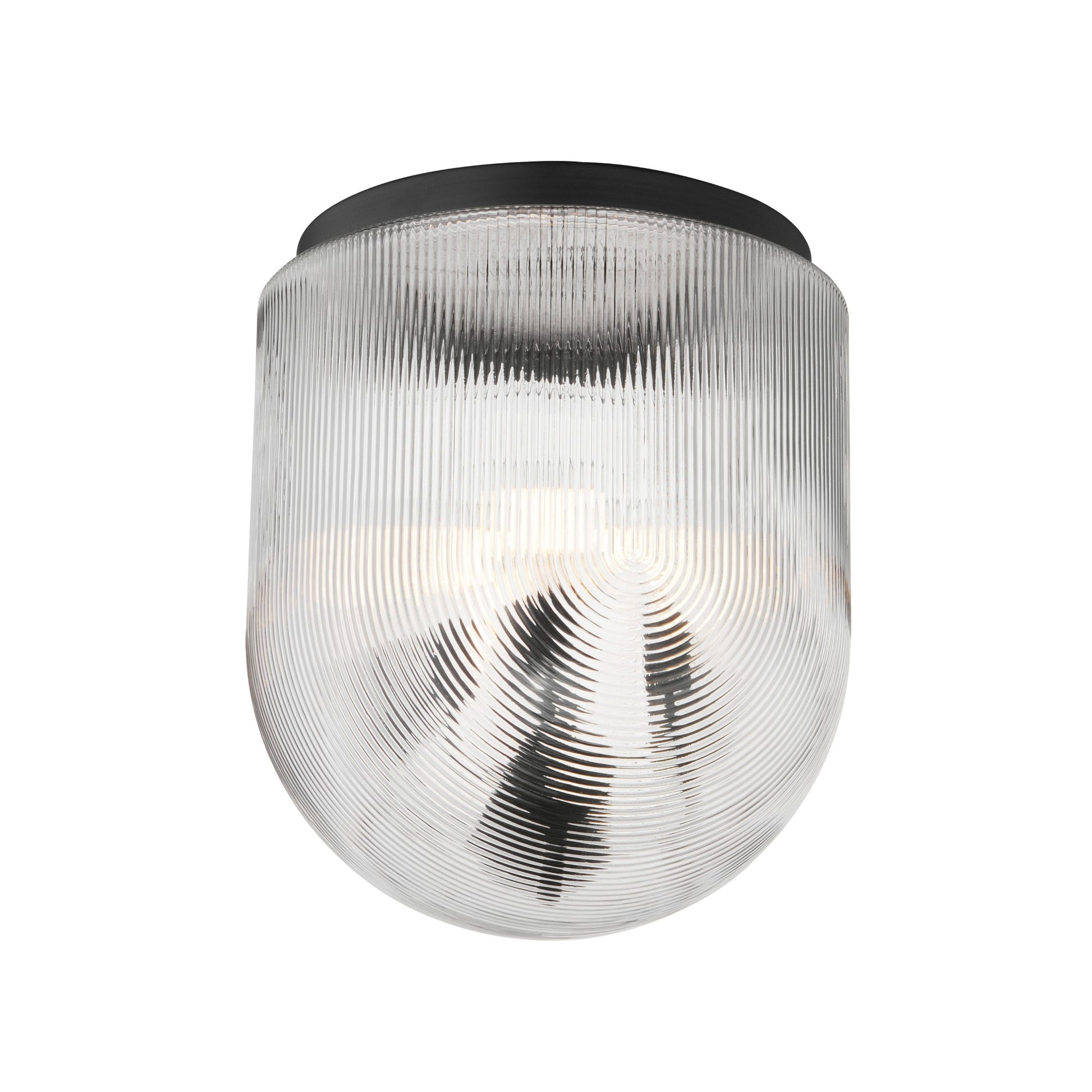 Dune 19" 4-Light Flush Mount, Black Finish - Bees Lighting