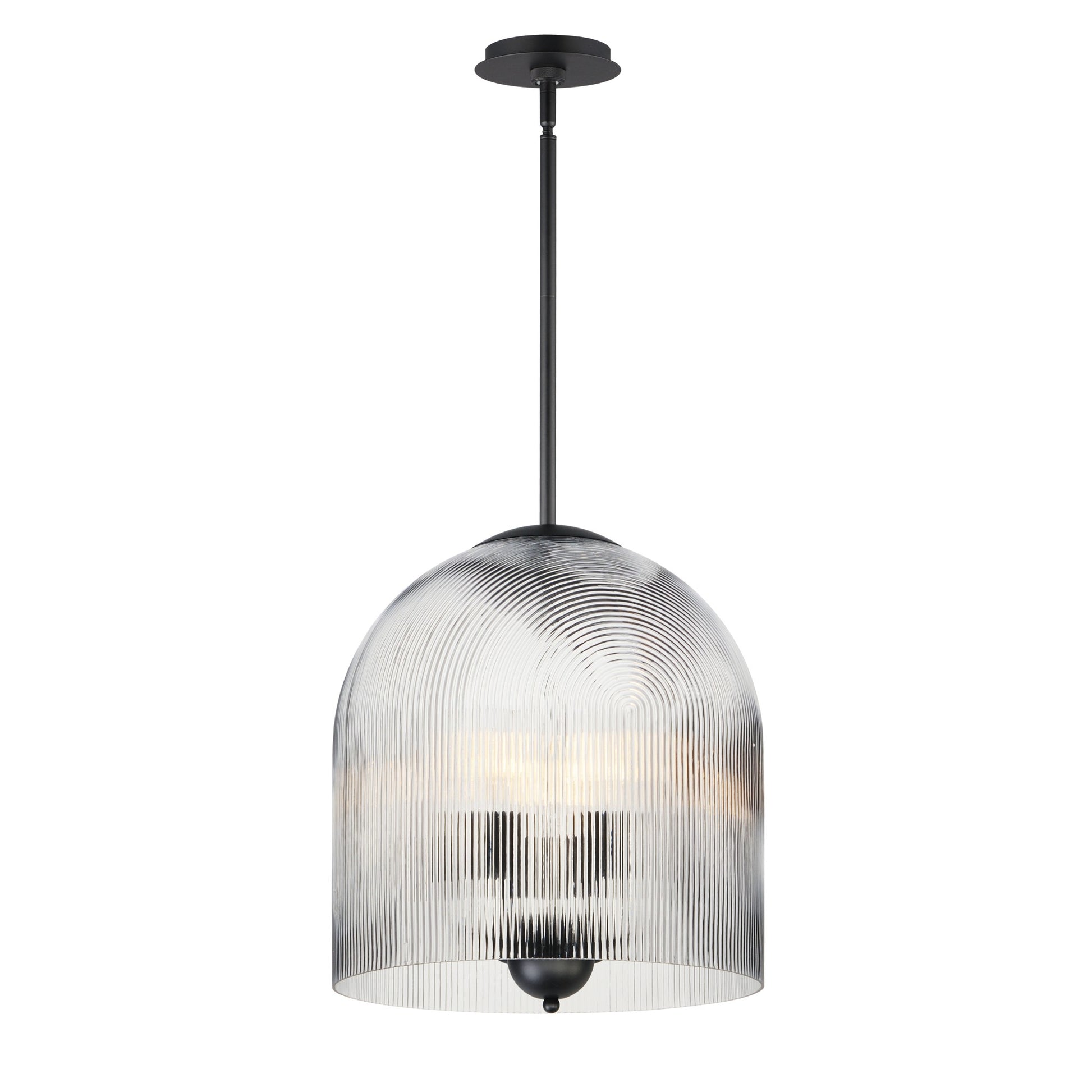 Dune 17" 4-Light Pendant, Black Finish - Bees Lighting