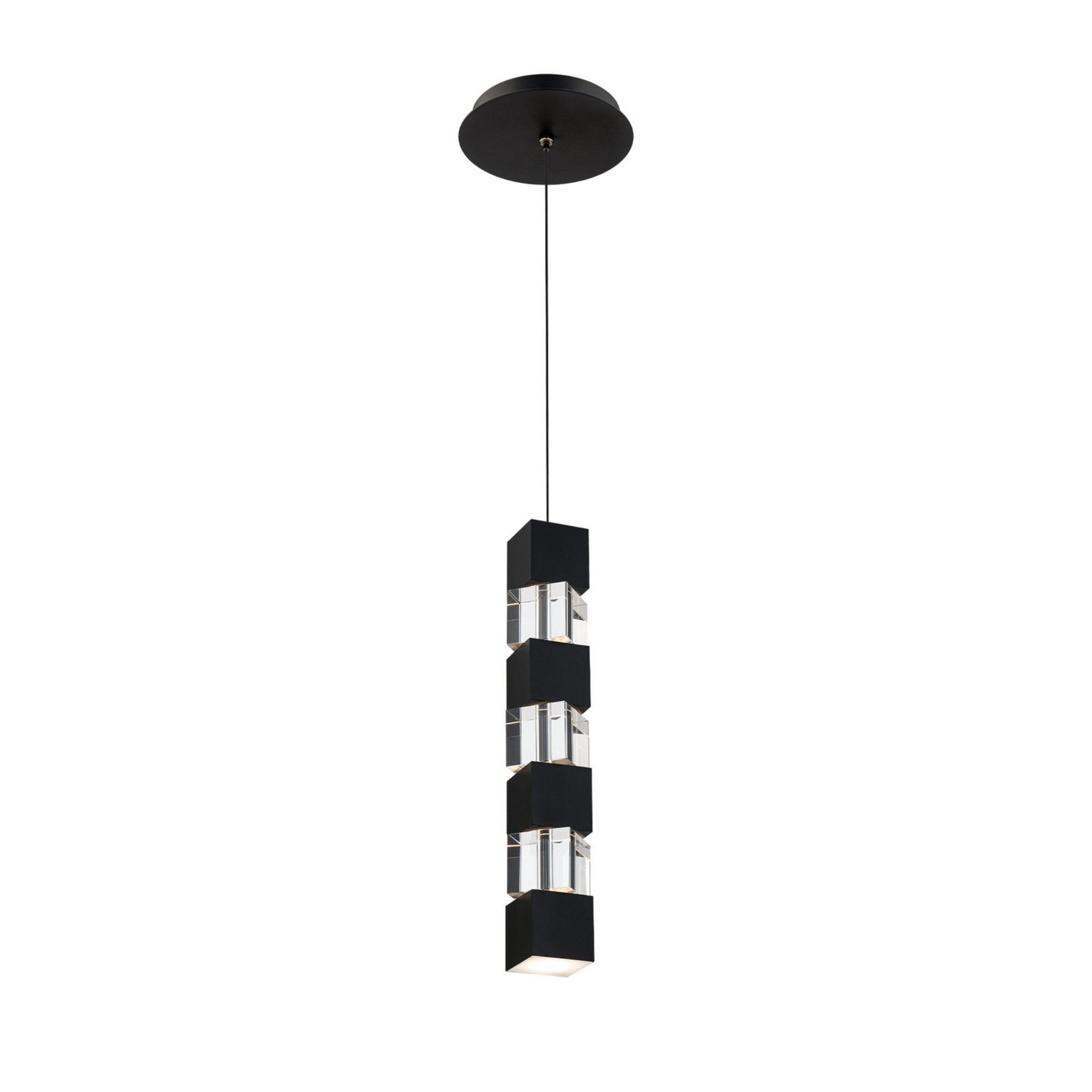 Super Star 14" LED Pendant, 4CCT, Black Finish - Bees Lighting