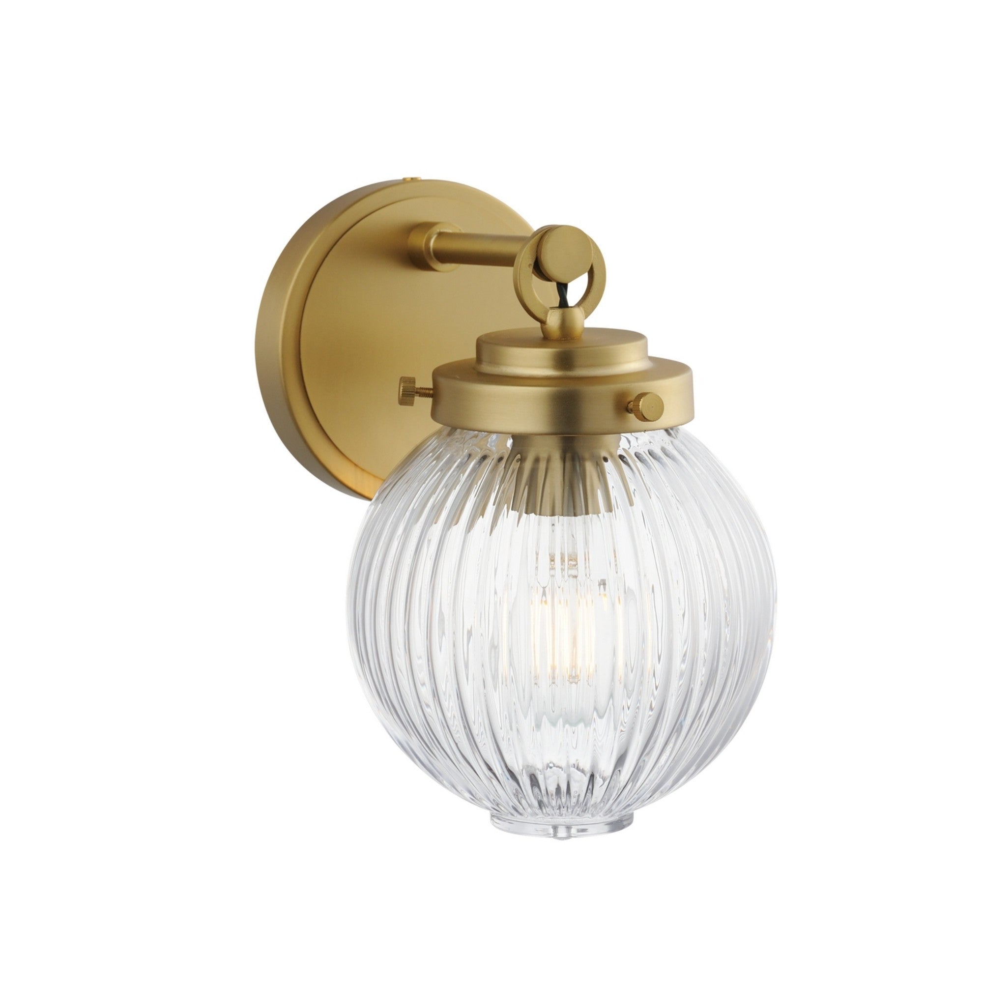 Kasbah 9" Wall Sconce, Satin Brass Finish - Bees Lighting