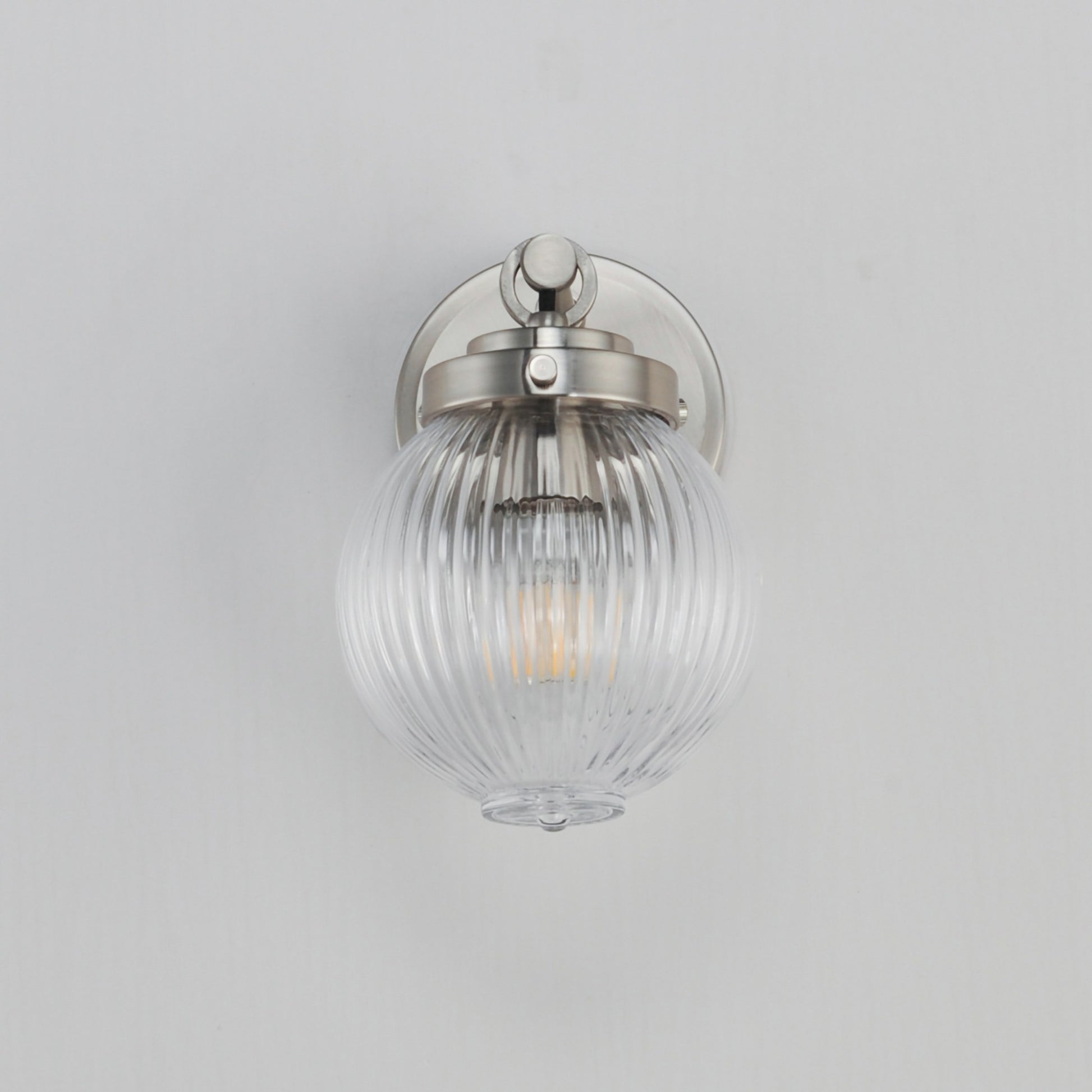 Kasbah 9" Wall Sconce, Satin Nickel Finish - Bees Lighting