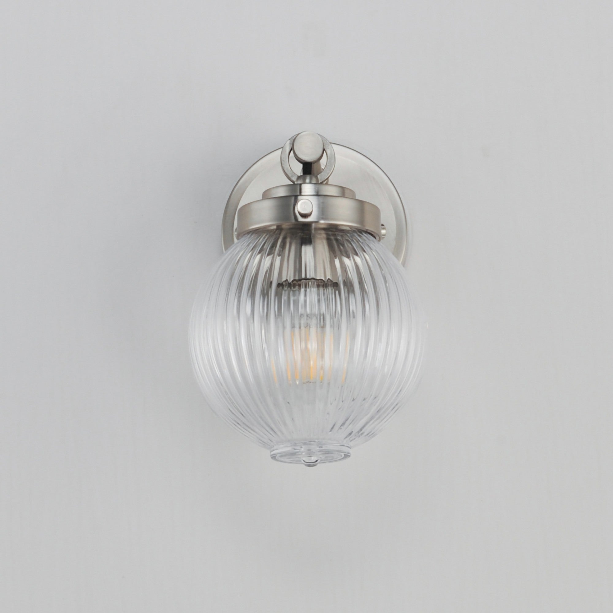 Kasbah 9" Wall Sconce, Satin Nickel Finish - Bees Lighting